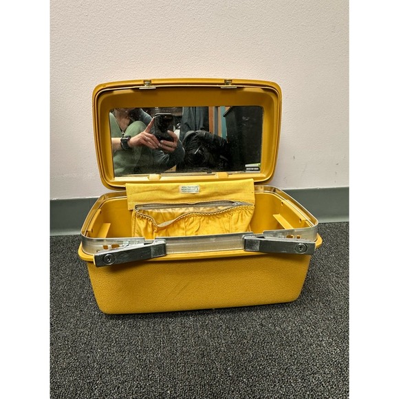 Vintage Samsonite Makeup/toiletry bag with mirror - Picture 5 of 6